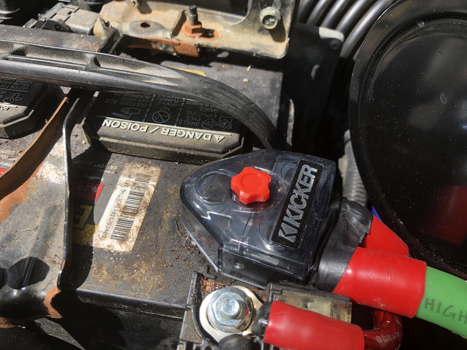 Kicker Car Audio BT4 Battery Terminal Pos/Neg VersaGauge Connection