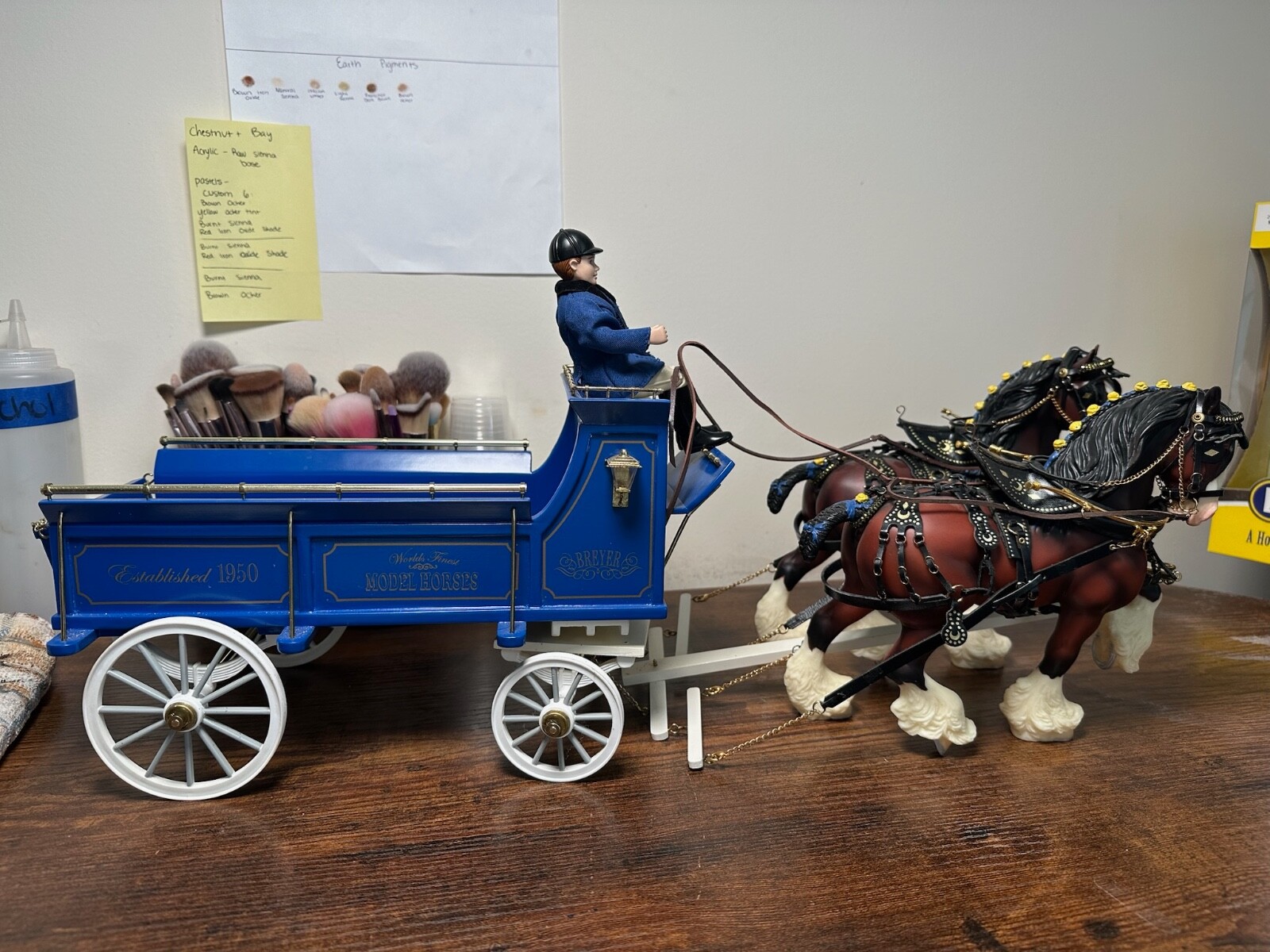 その他 Breyer Delivery Wagon 2405 Horse Team Breyer Delivery Wagon 2405 Horse Team