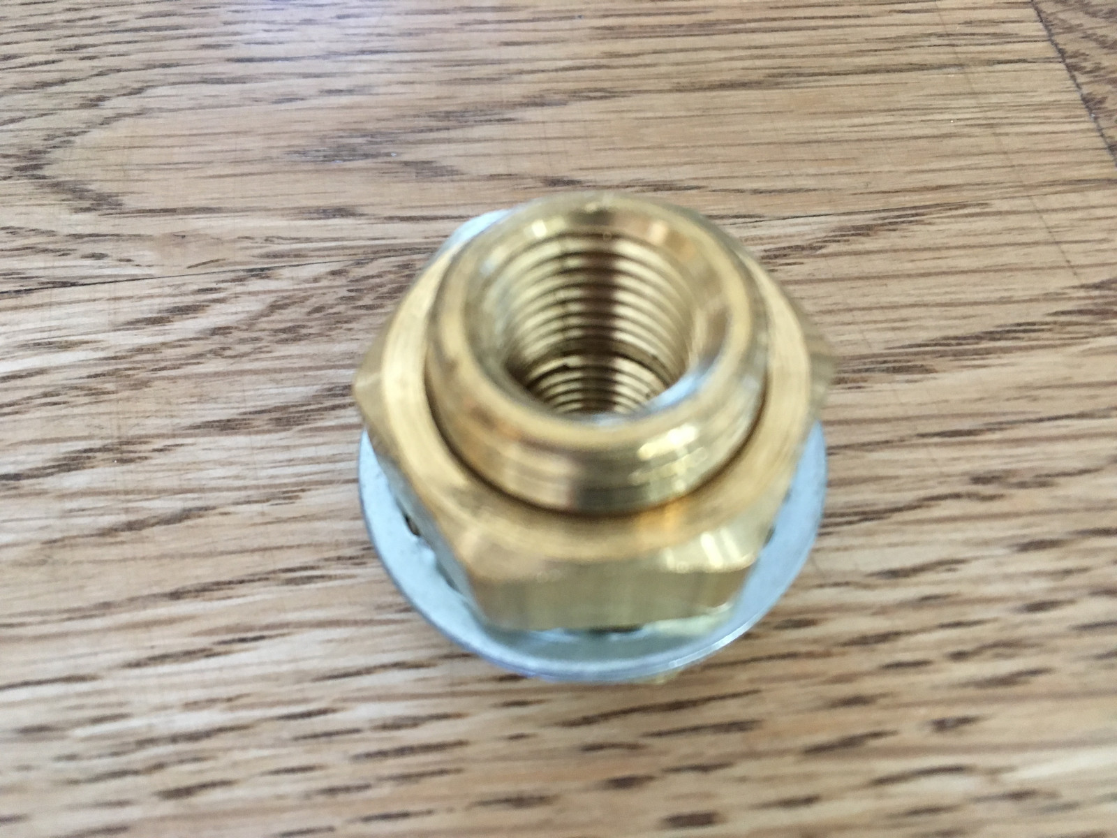 Parker 3/4-16 Male Thread x 1/4 Female Thread Brass Anchor Coupling 83294686 6pk