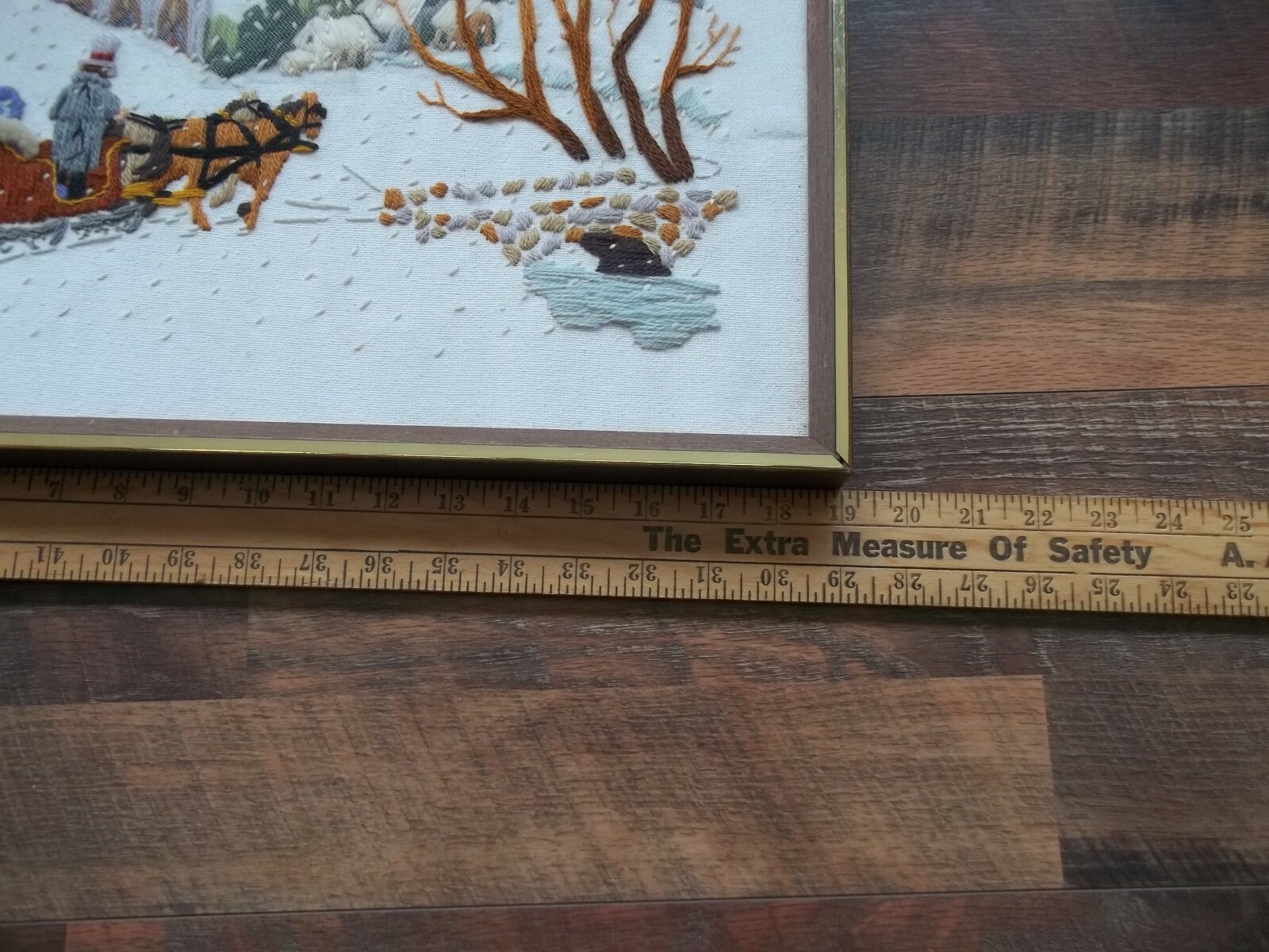 vintage 1979 sleigride in the snow no 2085 sunset designs