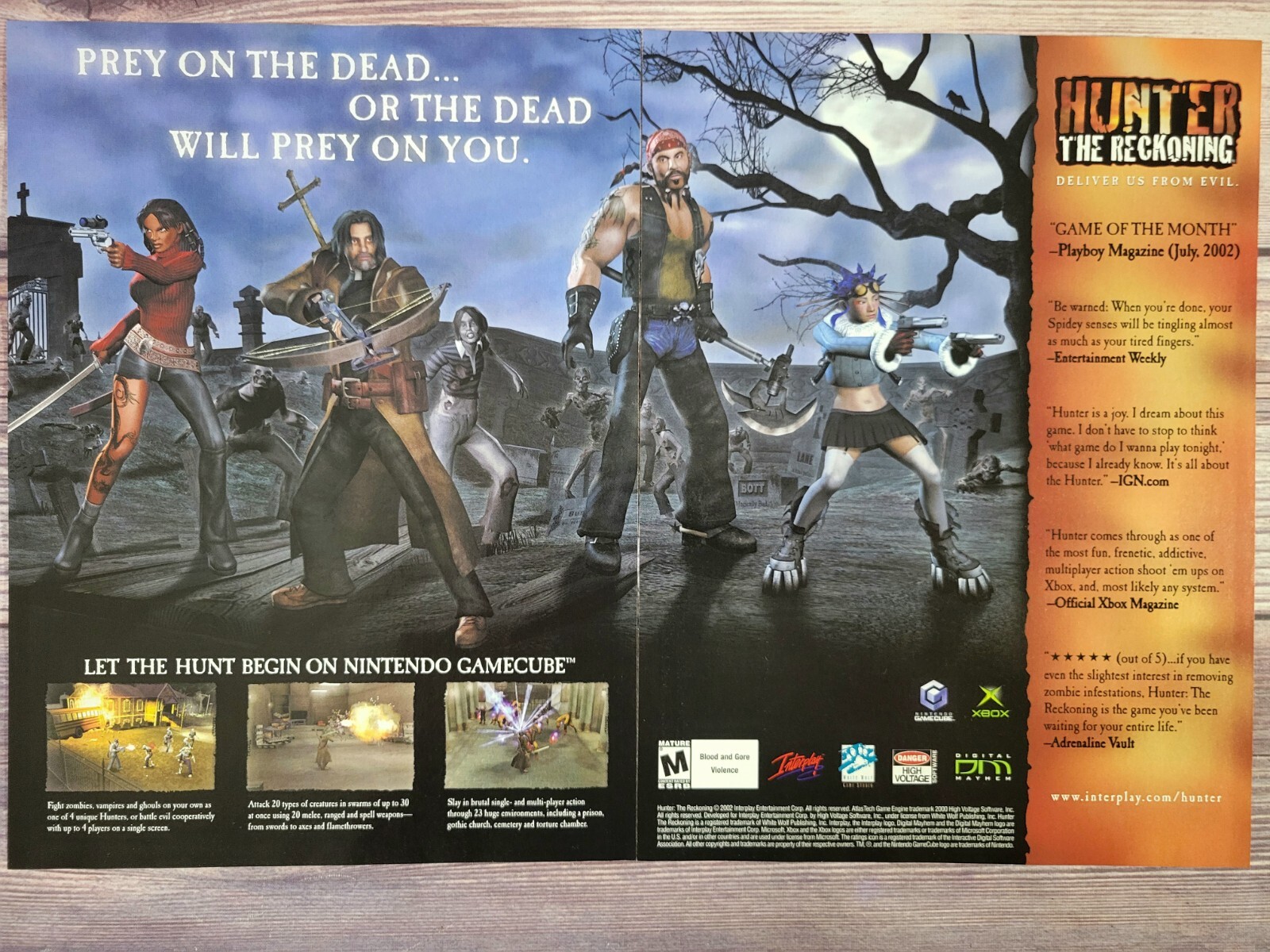 GC★HUNTER THE RECKONING 海外版★新品未開封 北米版xbox]Hunter: The Reckoning(中古) - huck-fin