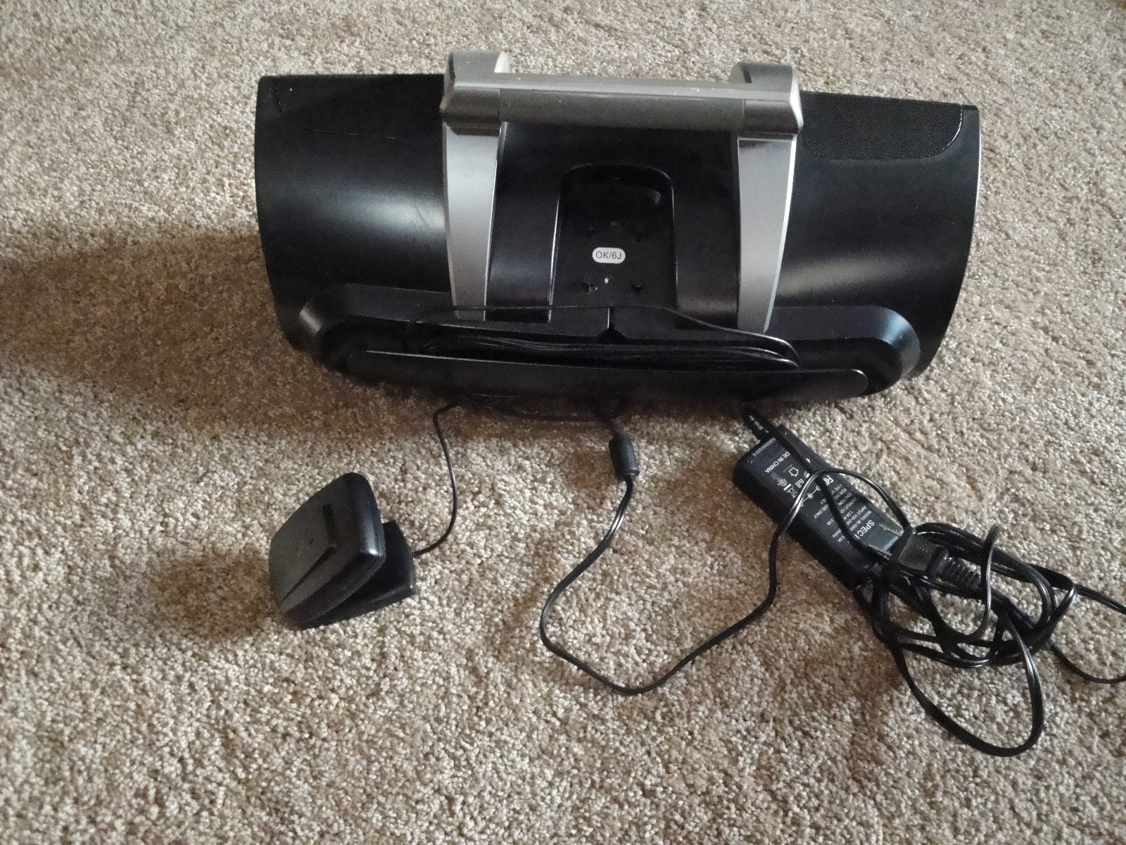 Sirius SUBX1 Boombox Base Home Portable Satellite Radio with Remote