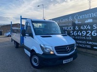 2018 MERCEDES SPRINTER 314 CDI AUTOMATIC LWB DROPSIDE TAIL LIFT PICK UP 98K FMSH