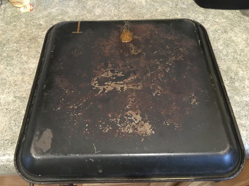 VTG Beer Tray Horses W/Dogs Signed Henry Stull 1908 “Good Morning”