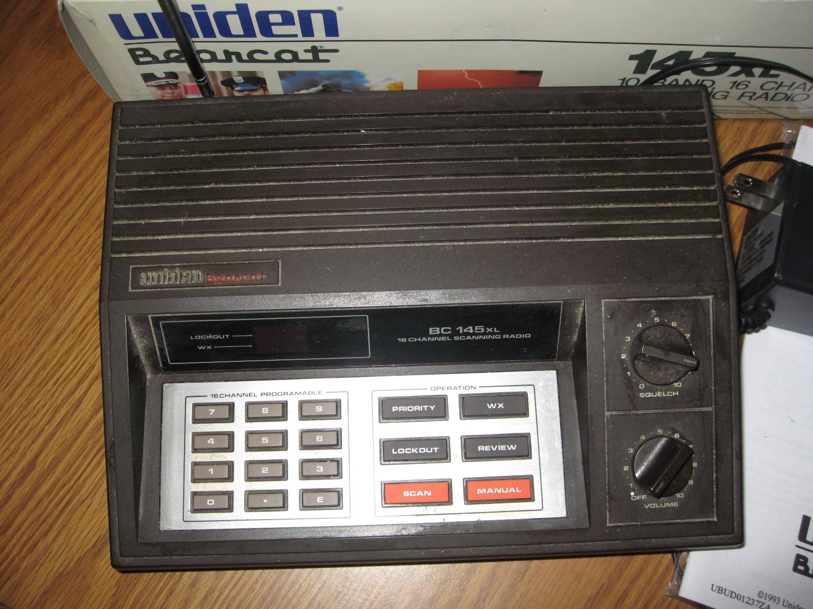 Uniden Bearcat 16 Channel Scanner BC-145XL