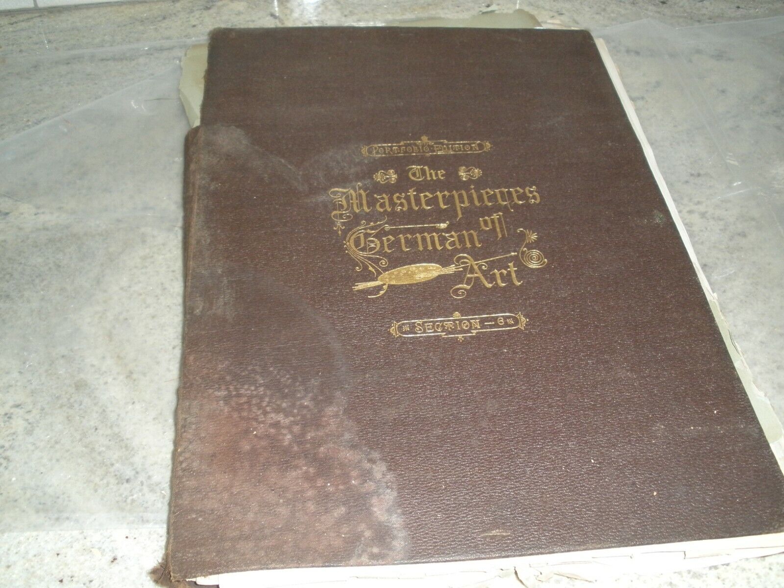ANTIQUE MASTERPIECES OF GERMAN ART SECTION 6 VOLUME 1 `1880'S PORTFOLIO EDITION ANTIQUE MASTERPIECES OF GERMAN ART SECTION 6 VOLUME 1 `1880'S PORTFOLIO EDITION