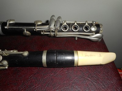 Antique Wooden Clarinet EXCELSIOR SONOROUS CLASS HAWKES & SON LONDON, circa 1923