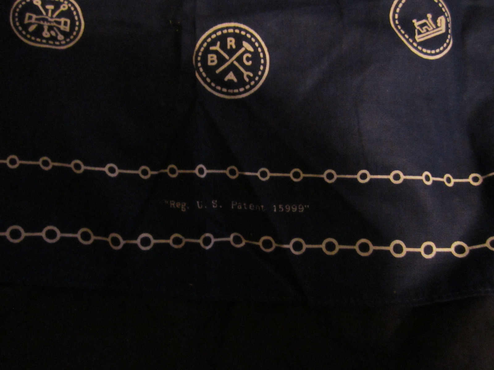 Vintage RARE RAILROAD BROTHERHOOD Work Clothes HANDKERCHIEF Bandanna FAST COLOR