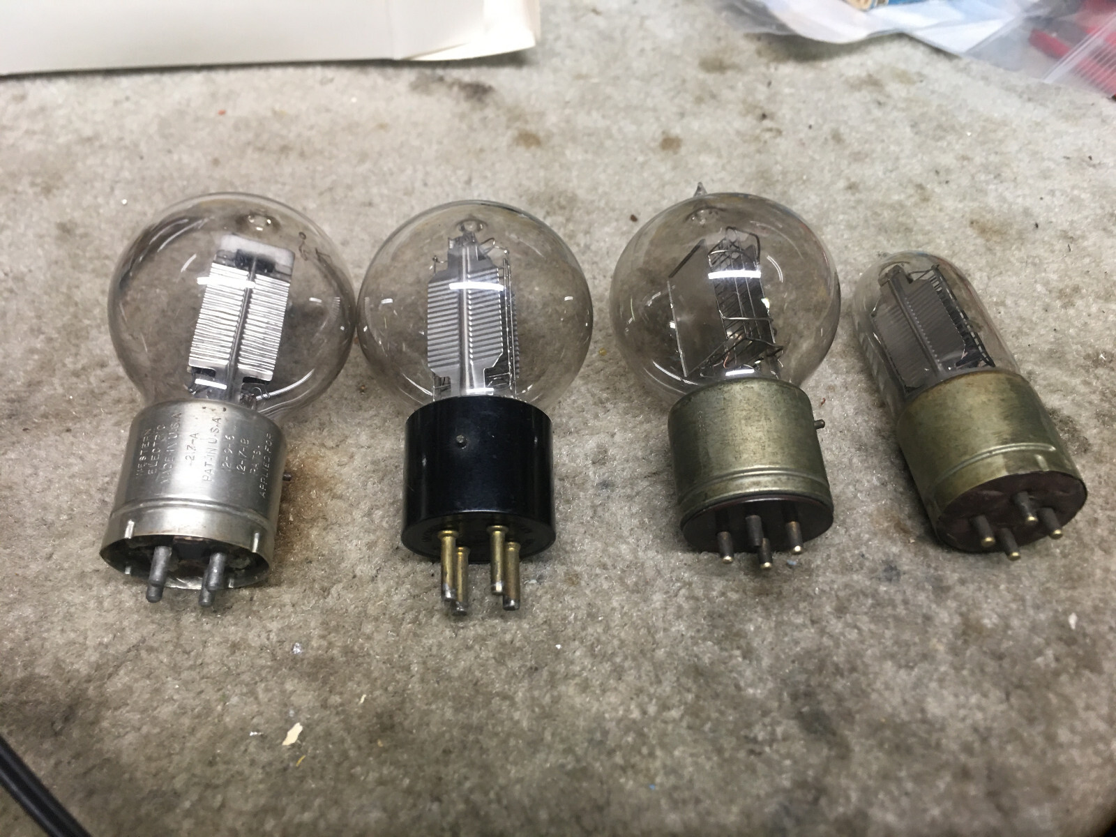 □□Western Electric VT-2 真空管2本 VT2 ウエスタン