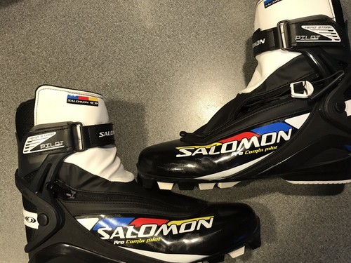 Salomon Pro Combi Pilot XC Ski Boot Size US 9 EUR 42 2/3 Mens Excellent