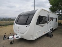 Swift Ace Nightstar Award 6 Berth Twin Axle 8Ft Fixed Bed- Air Conditioning