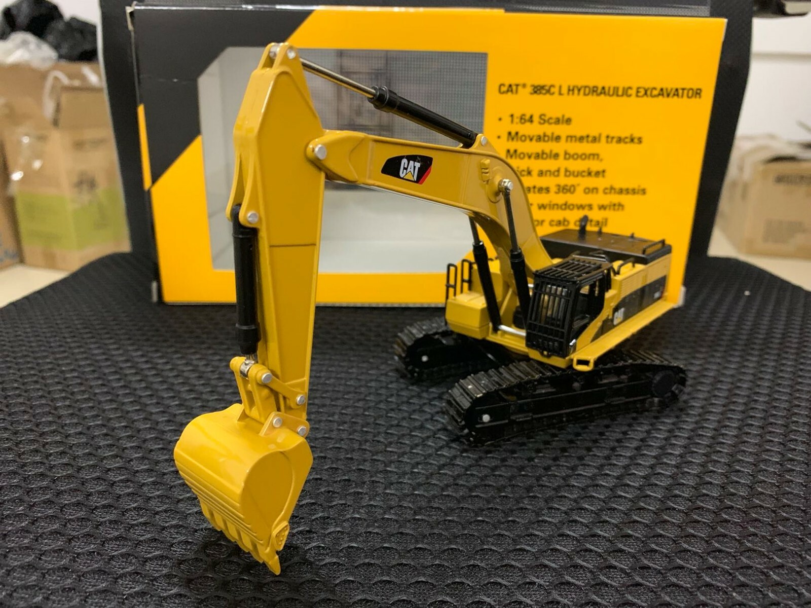 CAT 385BL L Excavator 1:64スケール ダイキャストモデル Norscot 1/64 Cat 385C L Hydraulic Excavator Metal Tracks