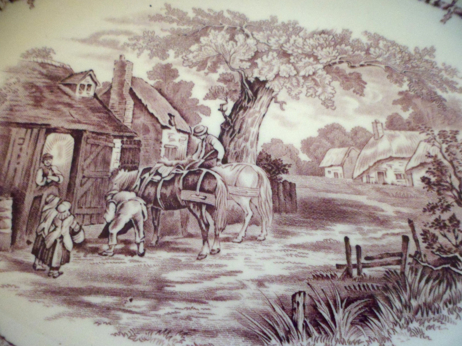 Vtg A J Wilkinson Amethyst Pastoral Davenport 12