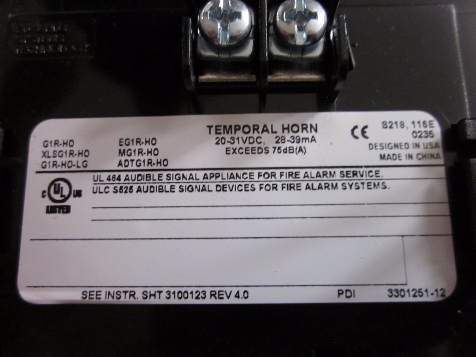 EDWARDS EST G1R-HO RED HORN