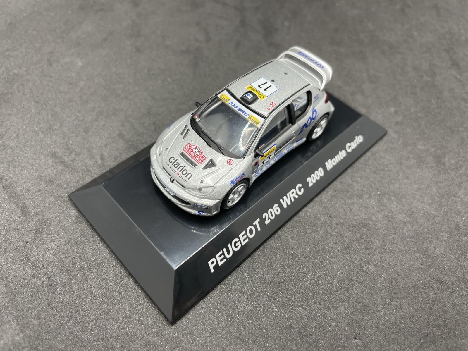 PEUGEOT 206 WRC 2000 Monte Carlo 1/64 模型 CM's 1/64 PEUGEOT