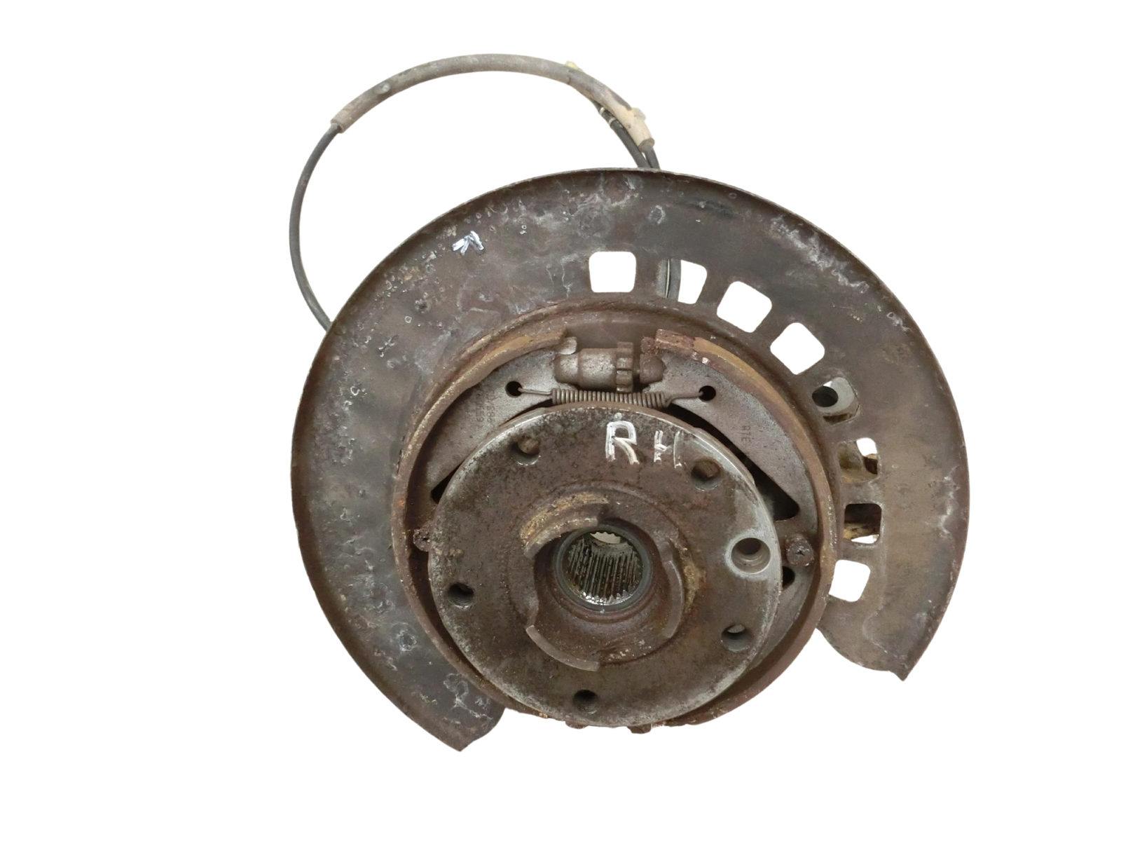 VW Touareg 7L 02-06  V8 4,2 228KW 4WD Achsschenkel Radnabe mit ABS Rechts Hinten  - Bild 1