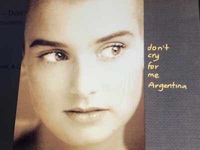 SINEAD O CONNOR Don t Cry For Me Argentina 2v + 2 songs UNPLAYED PROMO CDEP