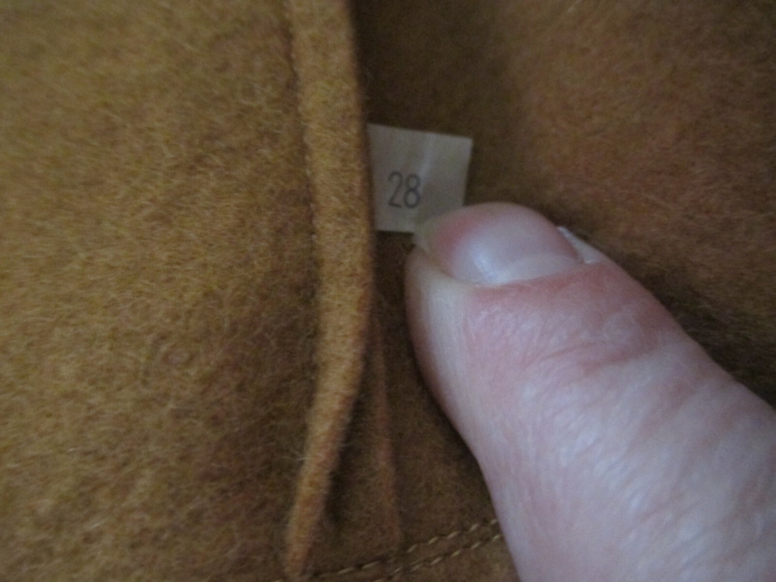 Vtg 1964-66  Brown IT'S COLD OUTSIDE #0819 Barbie Doll Felt/Fur Coat & Hat Nice!