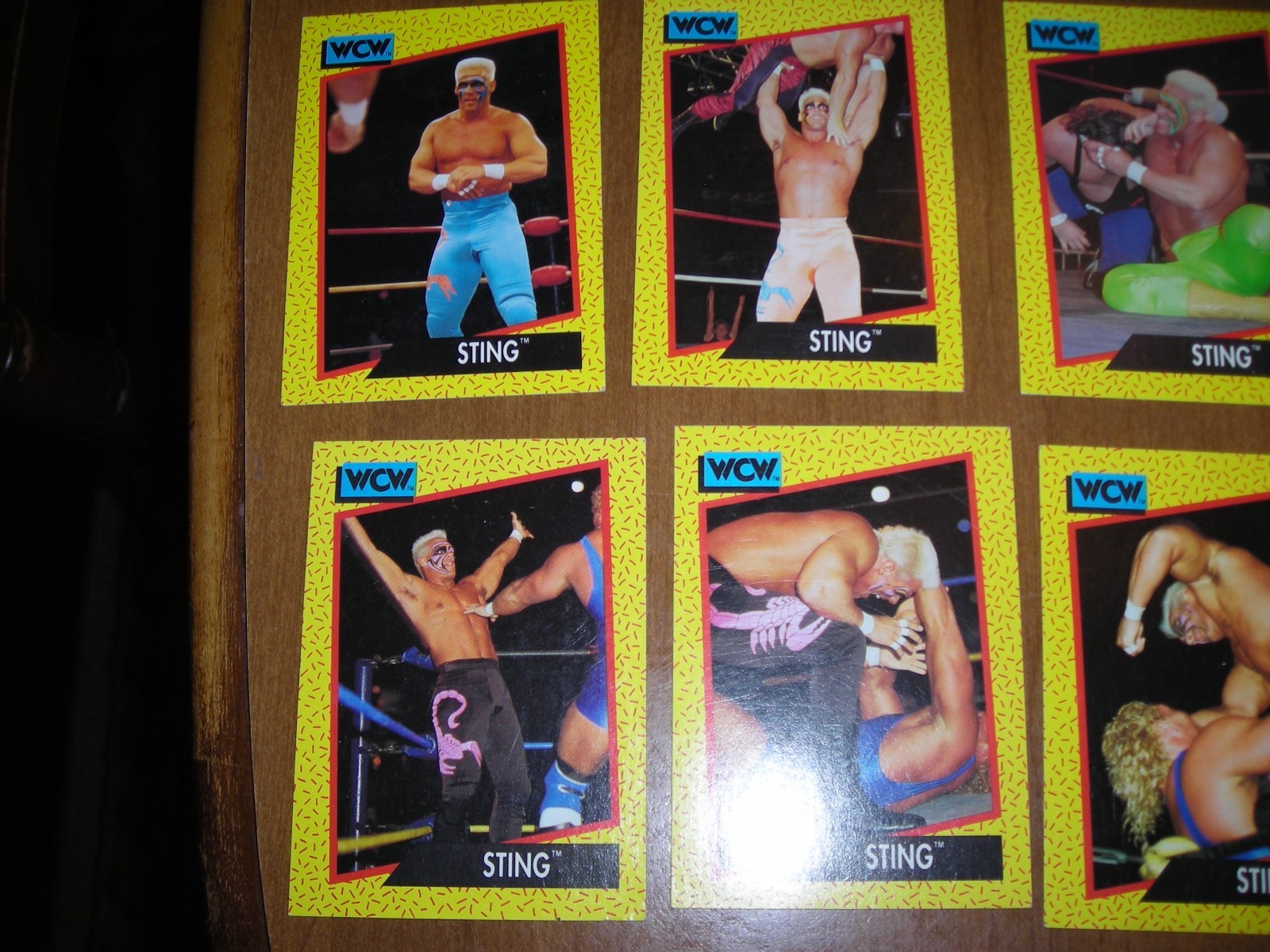 1991 WCW Wrestling card lot (13), all 