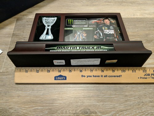 Martin Truex Jr. Furniture Row Racing 2017 Monster Energy Champ Desktop Display