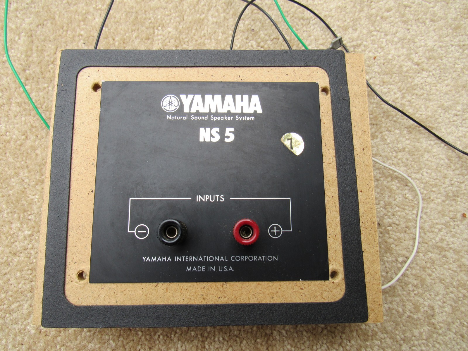 1 Yamaha NS 5 Crossover & Terminals Original Speaker
