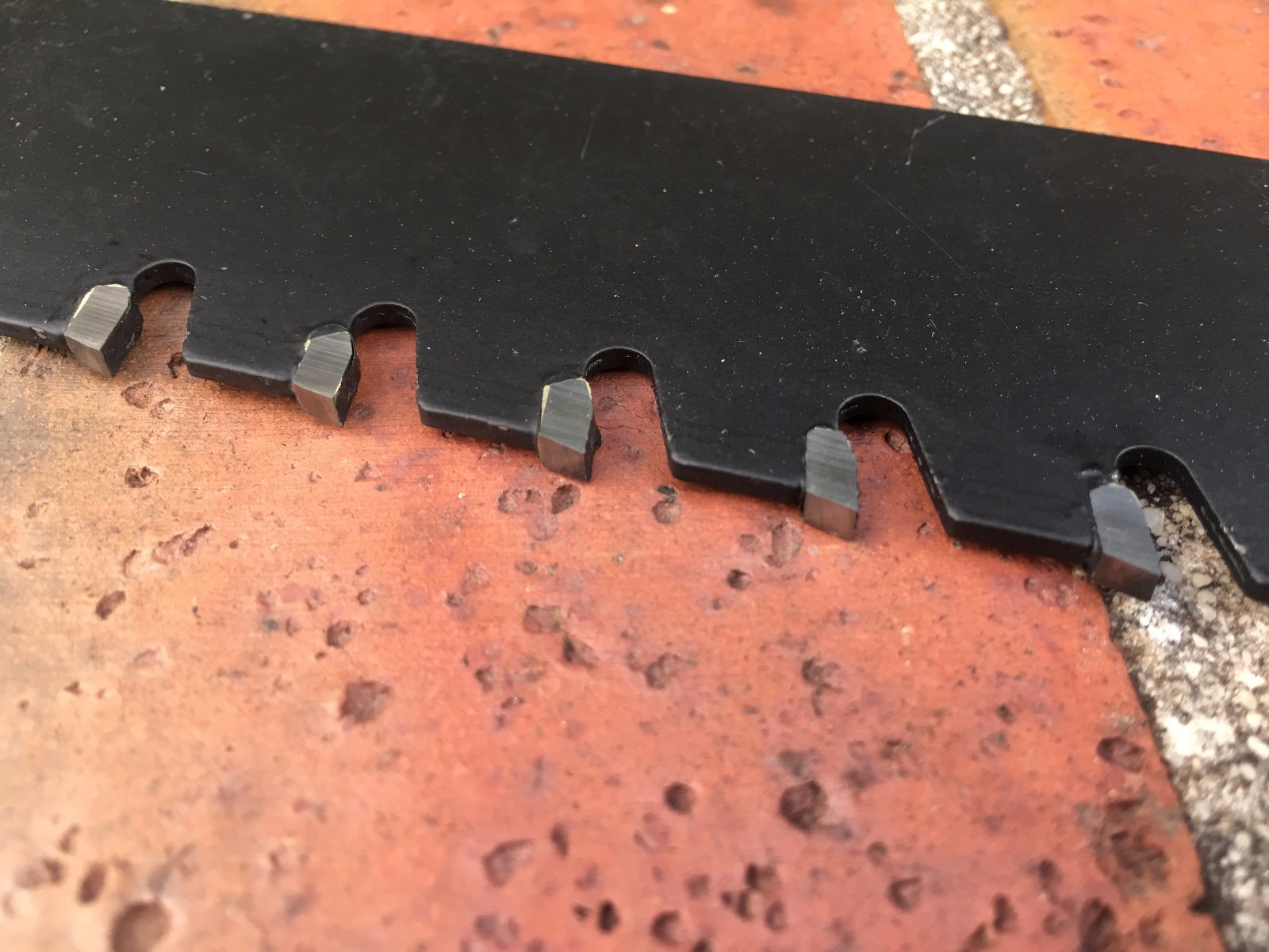 Tungsten Carbide Grit TCT Reciprocating Saw Blade For Concrete/ Brick