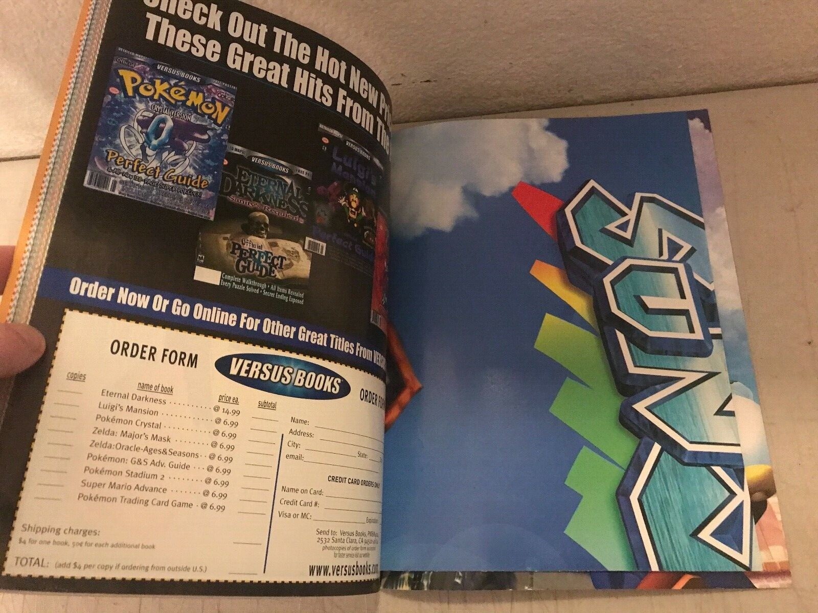 SUPER MARIO SUNSHINE Strategy Guide W/ Poster Attached
