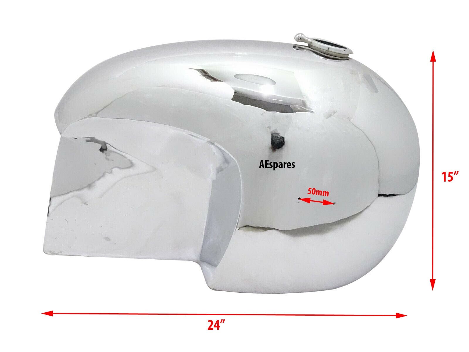10-12 Gallon Petrol Tank Reproduced Steel Fits BMW Hoske Heinrich 