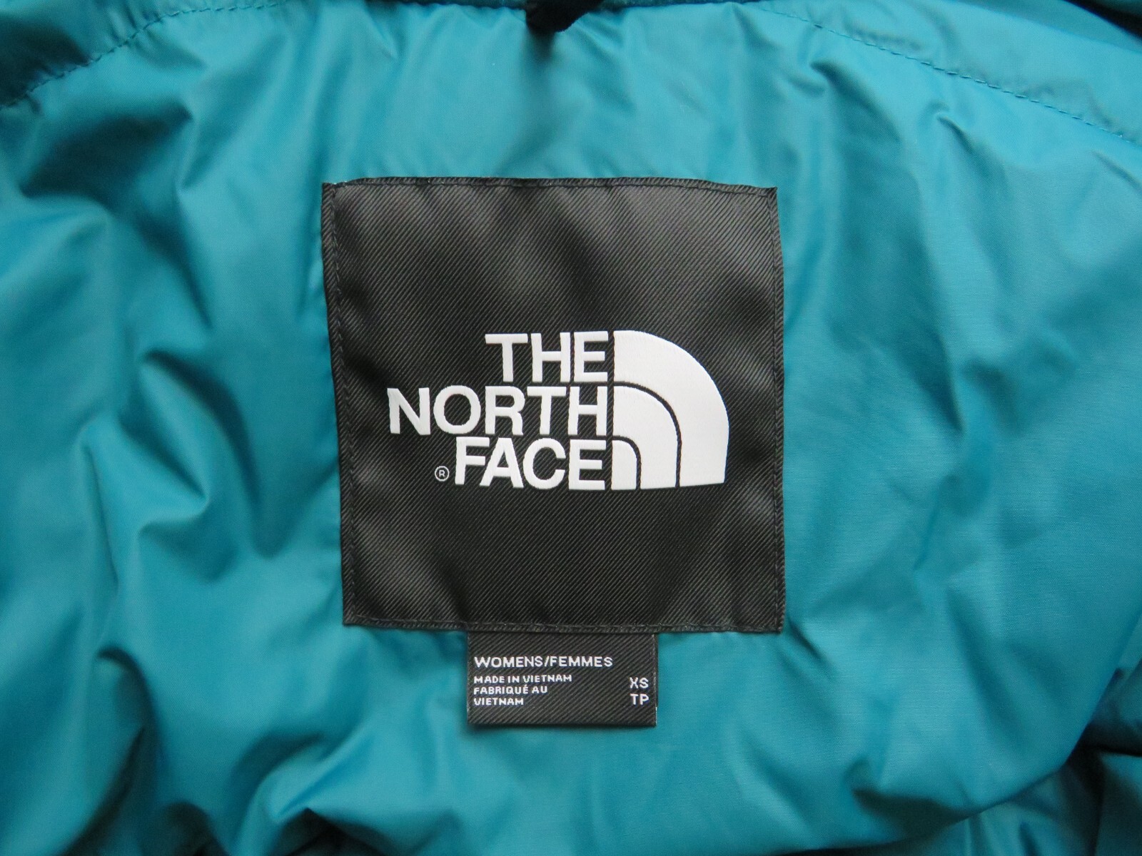 Pre-owned The North Face Womens  High Pile Sherpa Nuptse Short Crop 700-down Jacket Blue