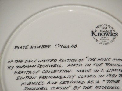 Norman Rockwell Collector Plate 
