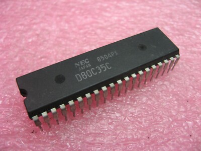 D80C35C NEC CMOS 8-Bit Micro-Controller IC 40-Pin Plastic 80C35 8035 - NOS Qty 1