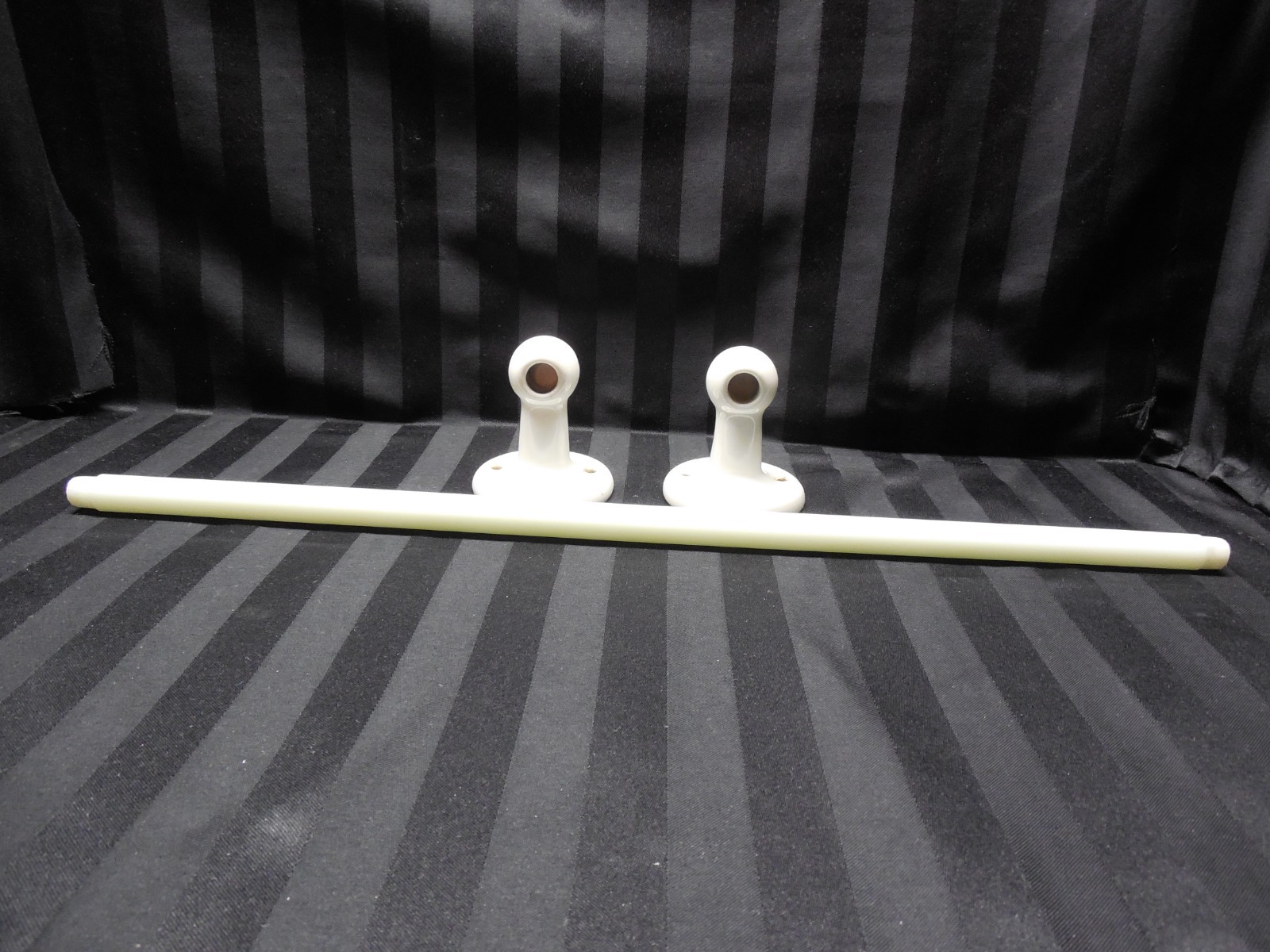 Antique Marble Bathroom Towel Rod and Ceramic Rod Holders