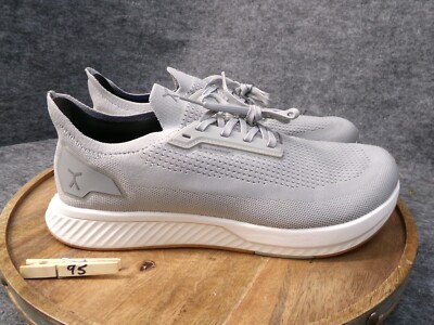 Flux Mens Adapt Runner Lunar Grey Running Athletic Barefoot Knit Shoes Size 13