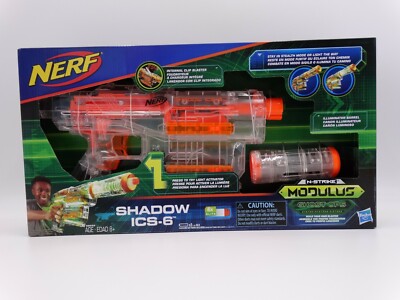 NERF SHADOW ICS-6 Modulus Ghost Ops N-Strike NEW IN BOX 