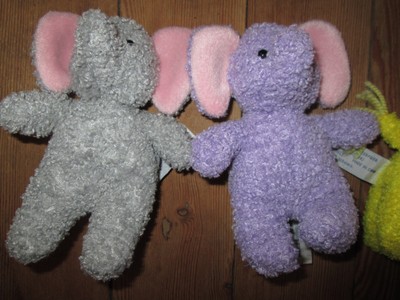 FAO Schwarz Baby Noah's Ark Plush Carry Boat Bag 6 Rattle Soft Animals Play Set