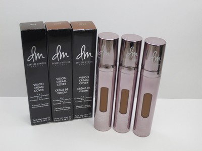 DM DANESSA MYRICKS VISION CREAM COVER FOUNDATION + CONCEALER W06 0.34 OZ (LOT 3)
