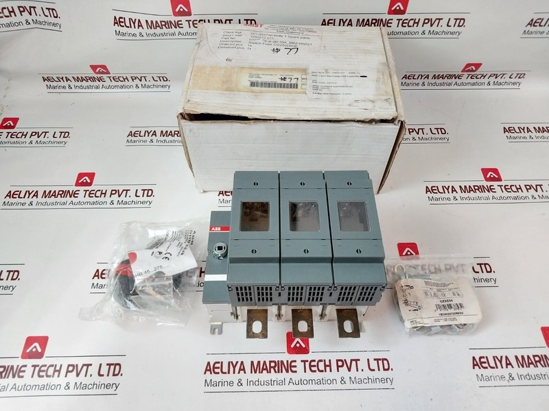 Abb Os 250d03 FusionnÃ© DÃ©Connecte Interrupteur 690v 250a Ac-23a 2034167