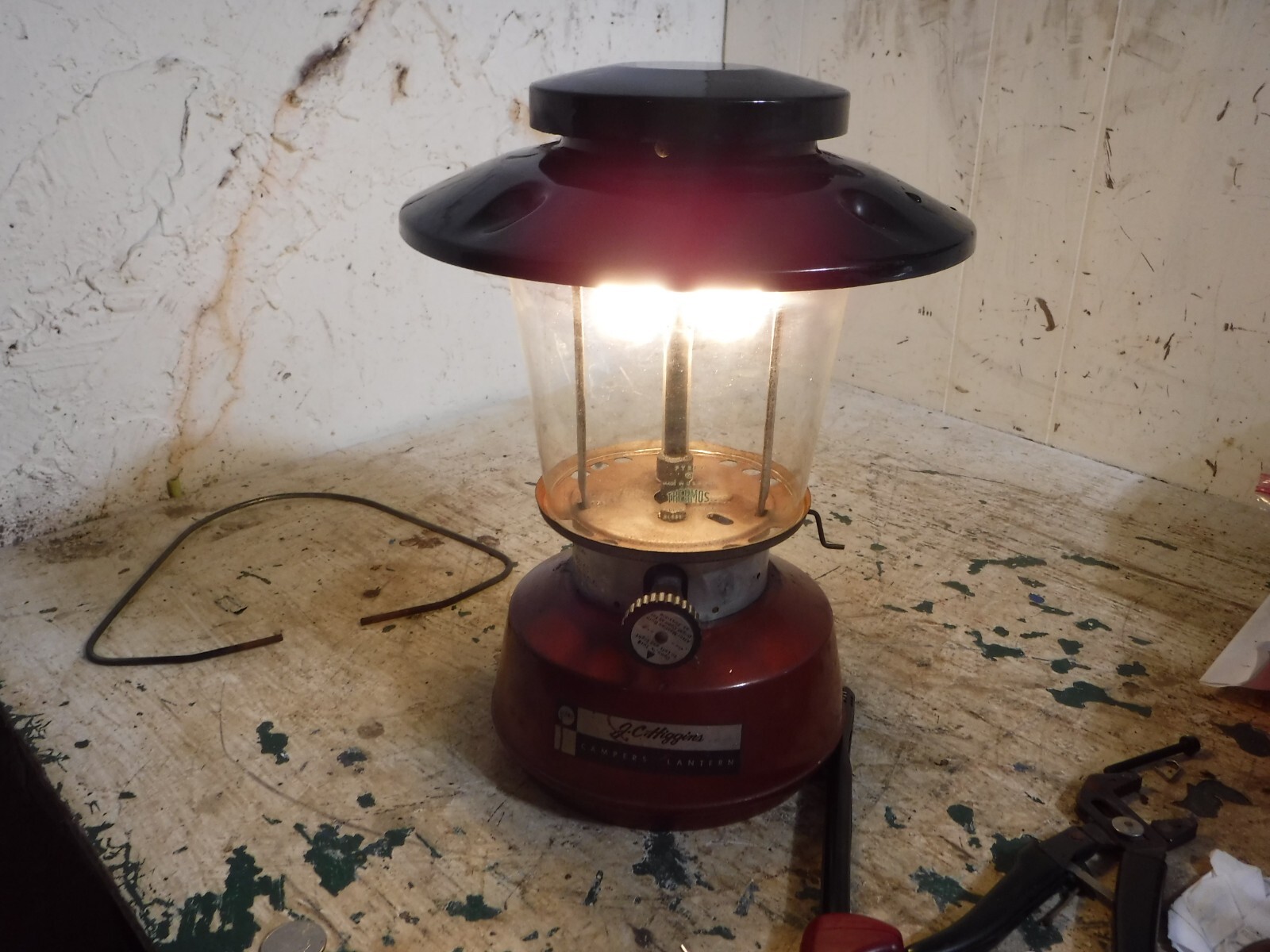 Vintage J. C. Higgins 710-74571 sears Two Mantle Lantern | eBay Vintage J. C. Higgins 710-74571 sears Two Mantle Lantern | eBay