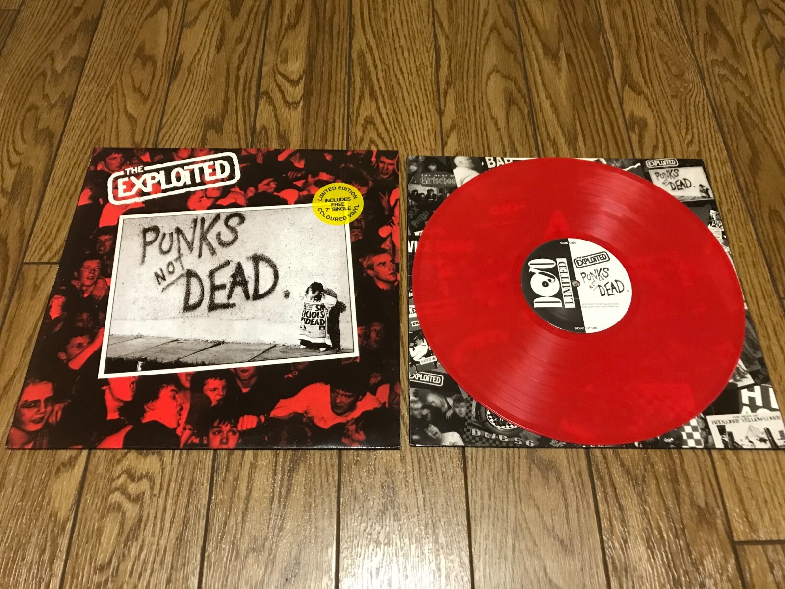 The Exploited – Punks Not Dead (LP) 1996 UK LTD RED VINYL