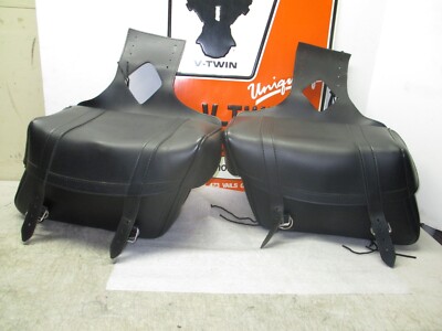 SADDLEMEN SLANT MOTORCYCLE SADDLEBAGS HARLEY DAVIDSON HONDA KAWASAKI TRIUMPH