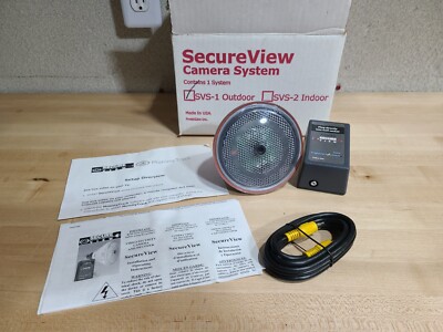 Secure View Camera System SVS-1 Outdoor Surveillance New Open Box Secureview USA