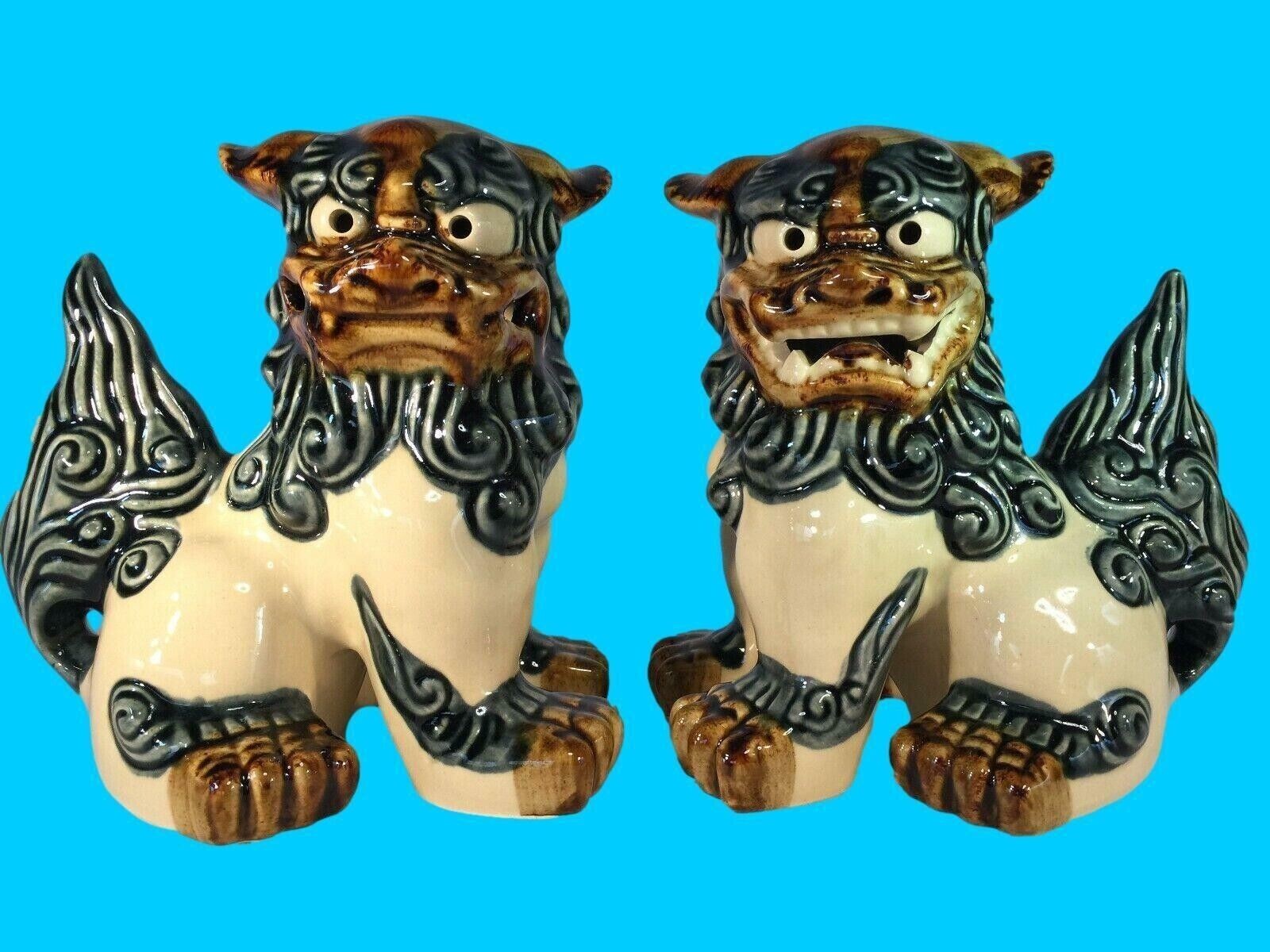 Shisa Dogs Side Standing M-size 160mm 6.29inch Okinawa Shisa Dogs Side Standing M-size 160mm 6.29inch Okinawa