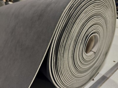 ORIGINAL Alcantara Stoff TIEFSCHWARZ mit ca.4,00mm Schaumstoff Rücken für Sitze!