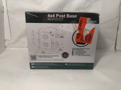 4'' x 4'' Post Base Kit  Ozco Building Products