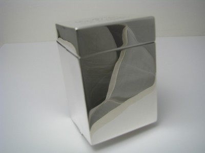 STERLING SILVER CIGARETTE CASE COLLAPSIBLE BOX by Black Starr Frost ca1900s Rare