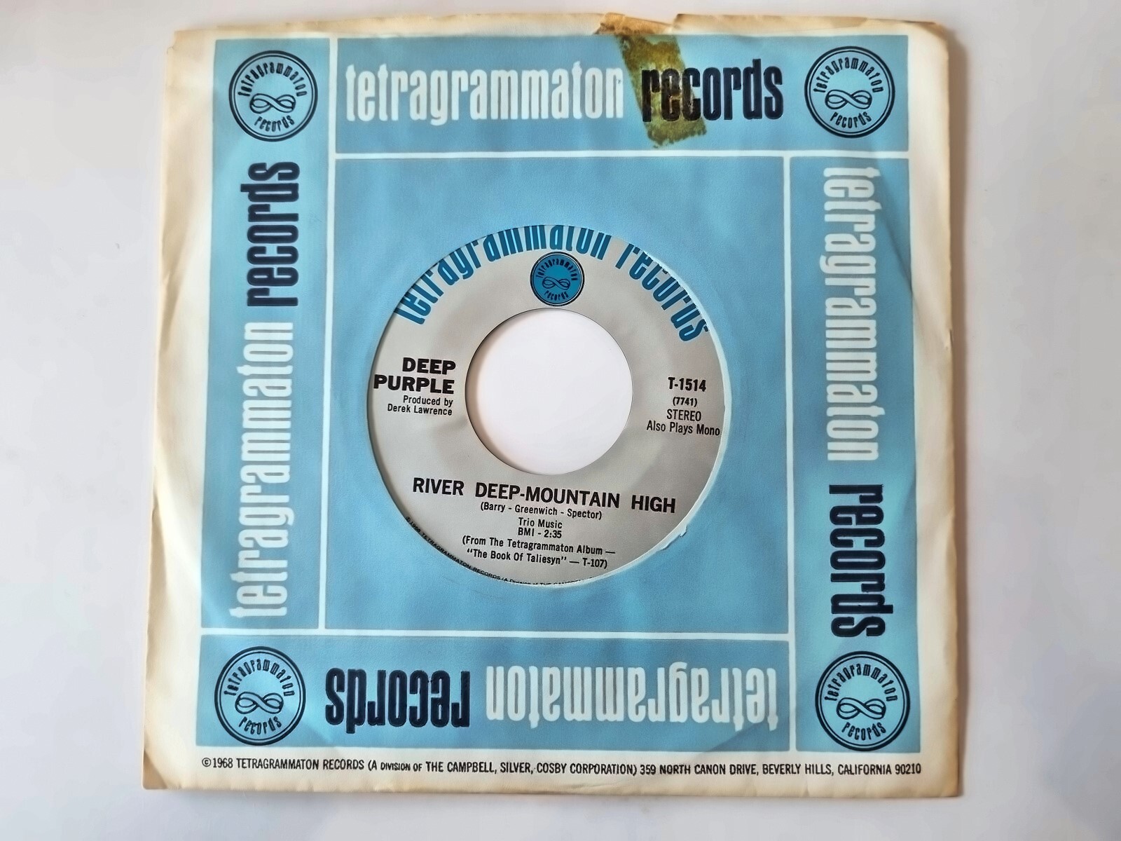 Deep Purple - River deep, mountain high 7'' Vinyl US | eBay