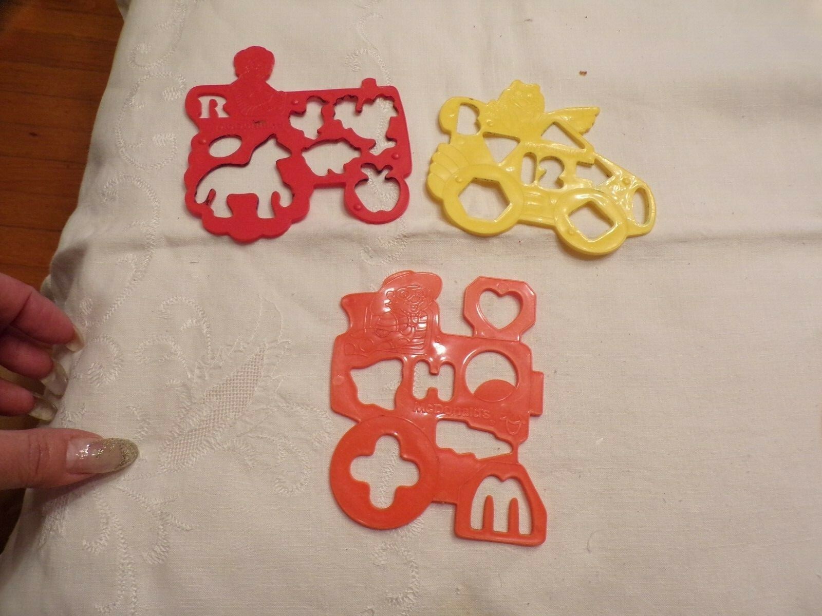 80' McDonald's Plastic Plate×4 マクドナルド絵皿 McDonald's Collector Plastic Plate, 1998, Riding In A Car | eBay