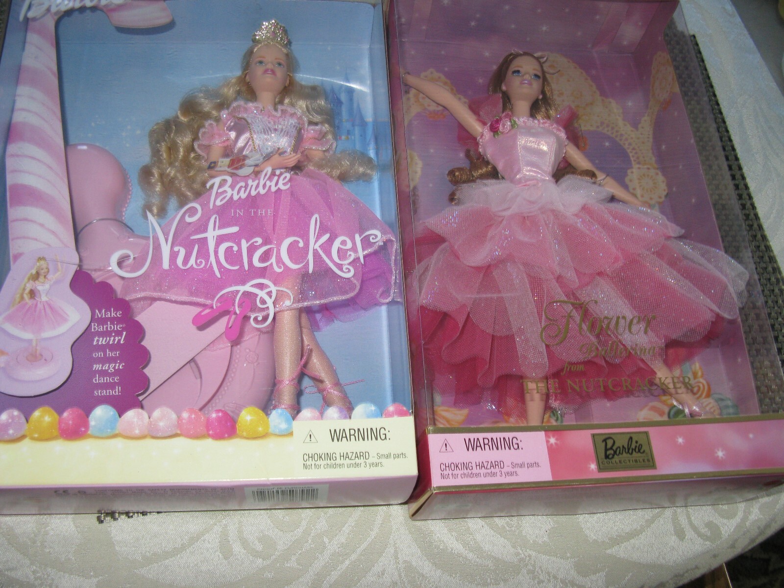 Barbie surger plum princess & flower ballerina dolls 50792& 28375
