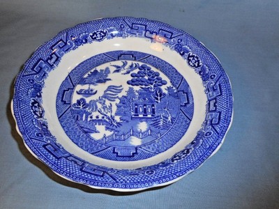 Allentown Blue Willow Soup  Bowl 8