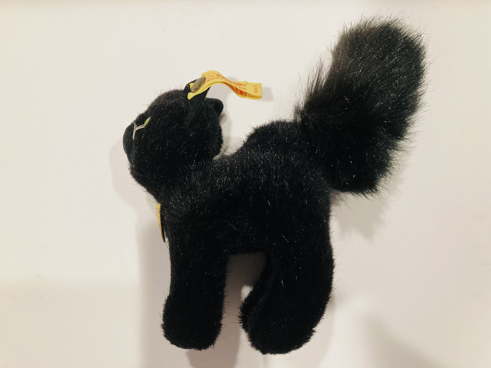 Steiff Black Cat VTG 1950s Germany All Tags 1496.10